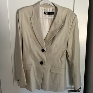 Zara linen blazer